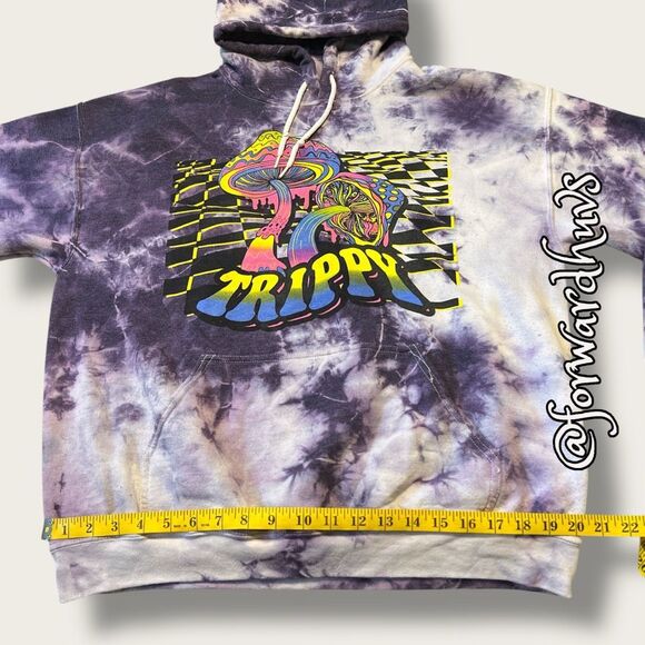 Y2K Style Retro Hippie Tie-Dye Hoodie – Estimated Size Large – No Tag - Picture 11 of 12